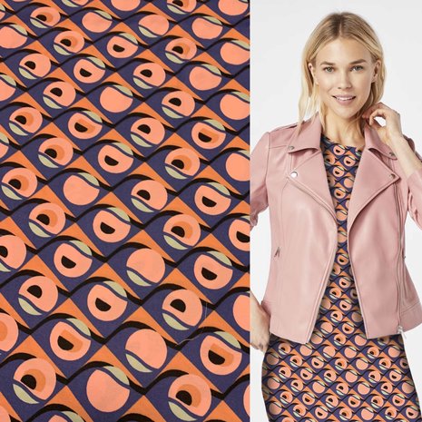 Viscose Satin Jet d'Encre 4007 Viscose Satin Jet d'Encre 4007