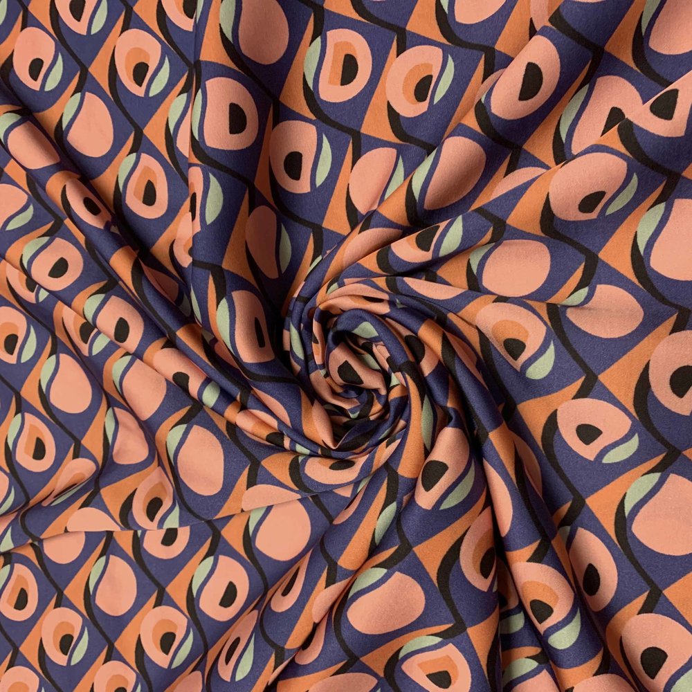 Viscose Satijn Inkjet 4007 Viscose Satijn Inkjet 4007