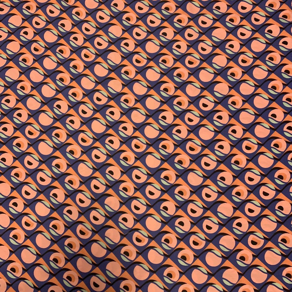 Viscose Satin Jet d'Encre 4007 Viscose Satin Jet d'Encre 4007