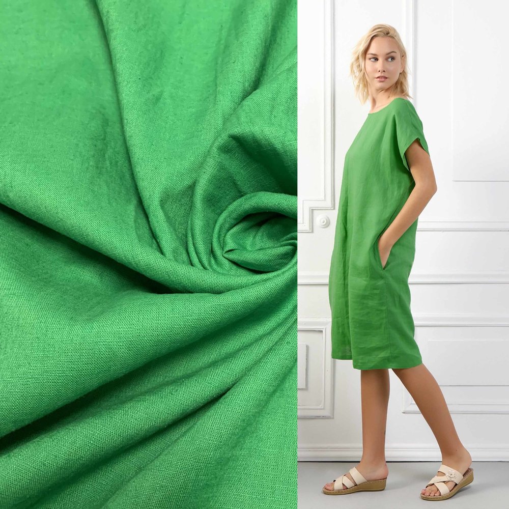 Linen Super Fine LV31 - Emerald Green Linen Super Fine LV31 - Emerald Green