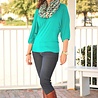 Viscose Jersey 3769 - aqua blauw Viscose Jersey 3769 - aqua blauw