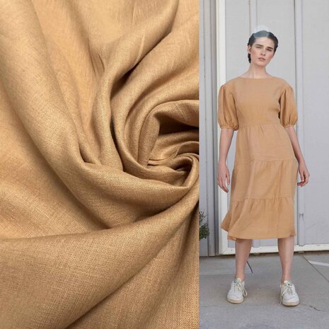 Linen 4126 - camel Linen 4126 - camel