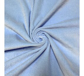 Coton Velours Côtelé Stretch AB17 - Bleu Clair Coton Velours Côtelé Stretch AB17 - Bleu Clair