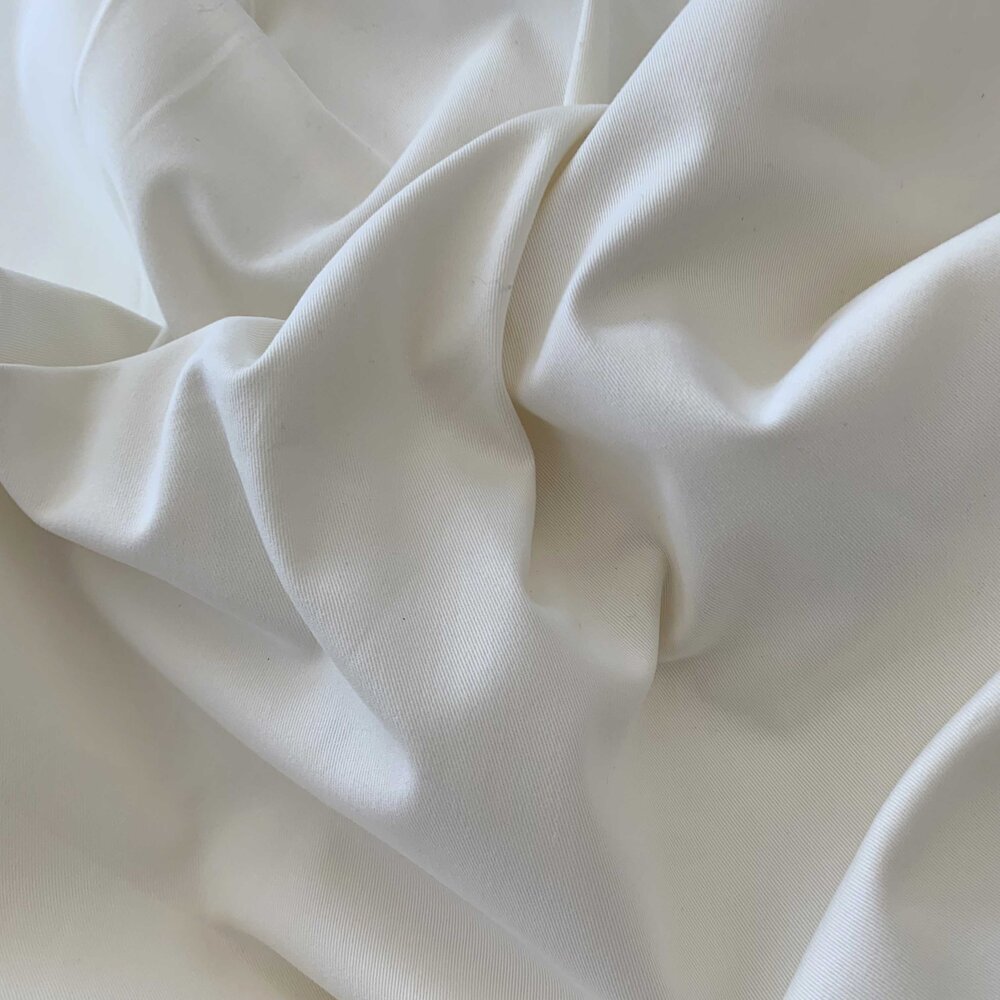 Satin de coton stretch 4160 - écru