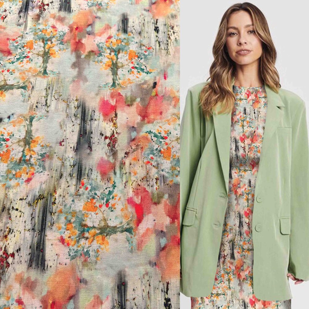 Bamboe Dessin Jersey  - 4184