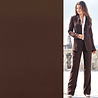 Bamboe Gabardine Stretch BC14 - bruin Bamboe Gabardine Stretch BC14 - bruin
