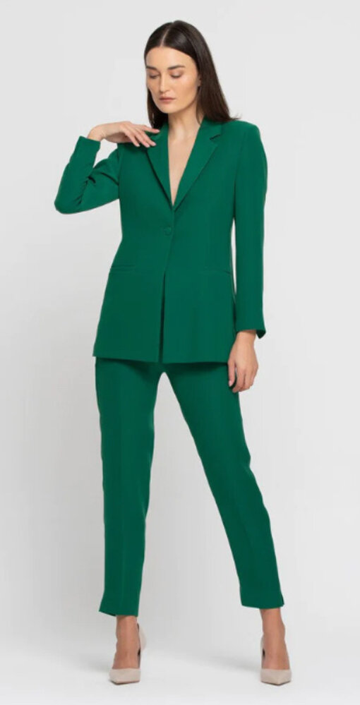 Bambou Gabardine Stretch BC35 - émeraude foncé