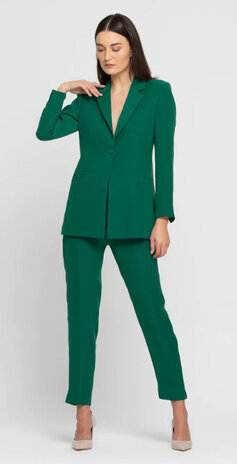 Bambou Gabardine Stretch BC35 - émeraude foncé