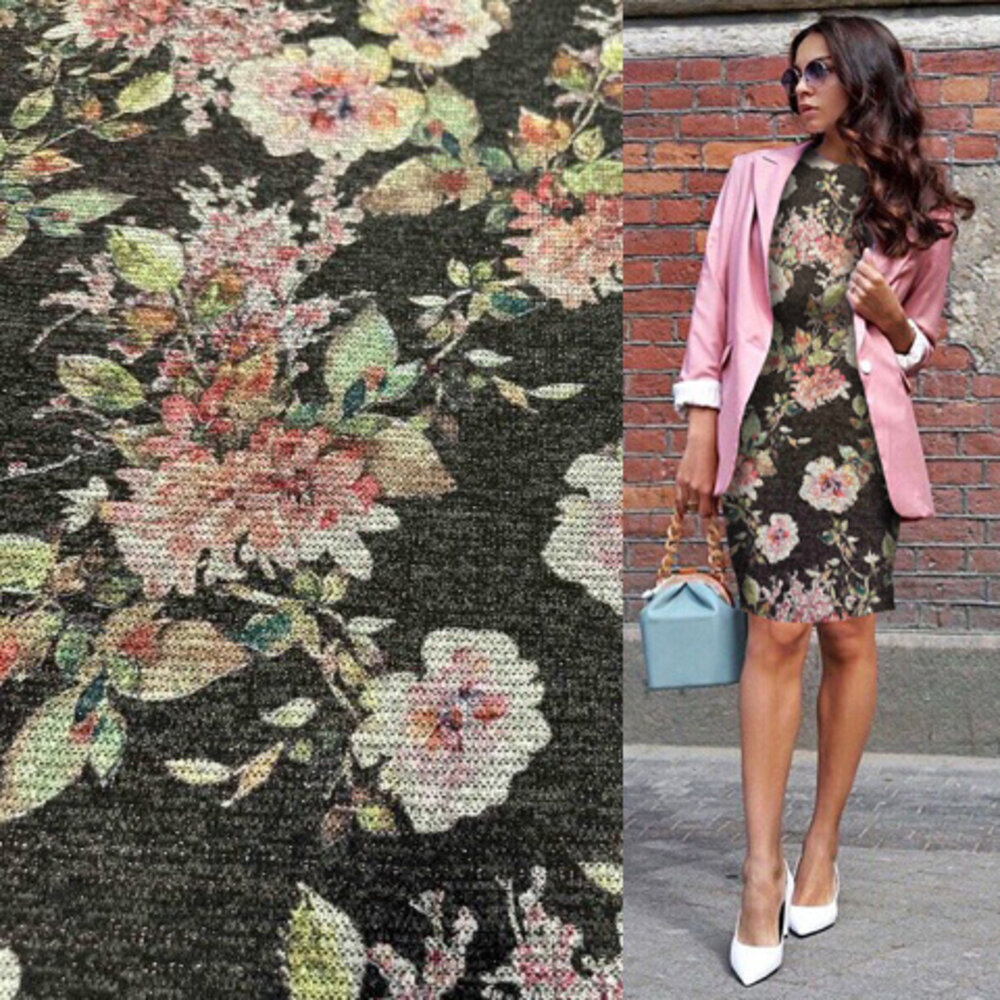 Strick mit Blumenmuster 4280 Strick mit Blumenmuster 4280