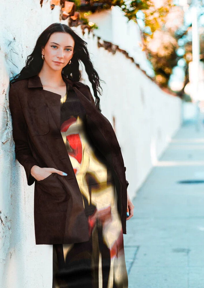 Jet d'encre extensible en soie 4289 Jet d'encre extensible en soie 4289