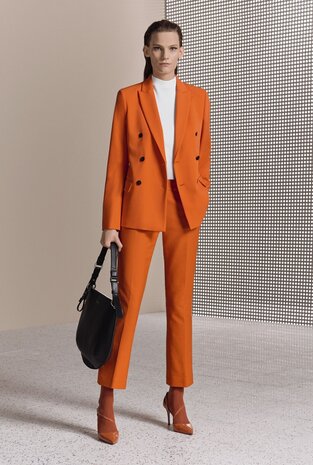 Bambus Gabardine Stretch BC20 - Orange gebrannt Bambus Gabardine Stretch BC20 - Orange gebrannt