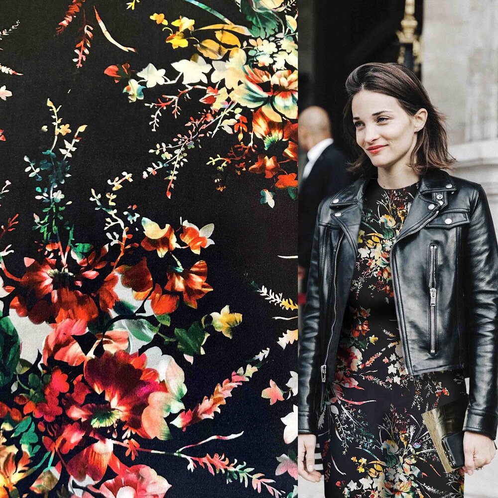 Jet d'encre satiné viscose 4317