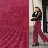 Baumwoll-Cord-Stretch AB19 – Weinrot Baumwoll-Cord-Stretch AB19 – Weinrot