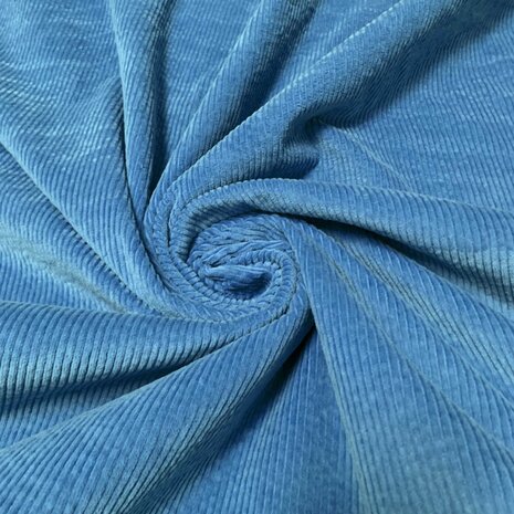 Katoen Corduroy Stretch AB23 - turquoise