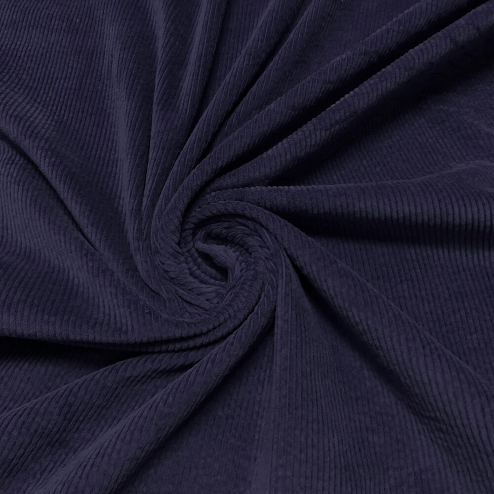Cotton Corduroy Stretch AB25 - midnight blue Cotton Corduroy Stretch AB25 - midnight blue