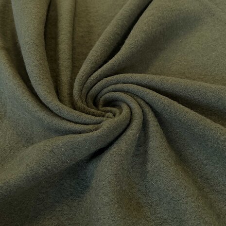 Gekookte Wol Uni CW33 - mosgroen