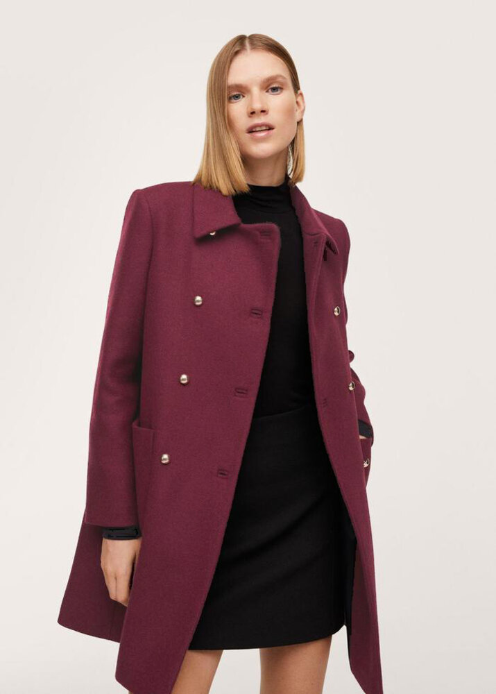 Boiled Wool Uni CW35 - bordeaux