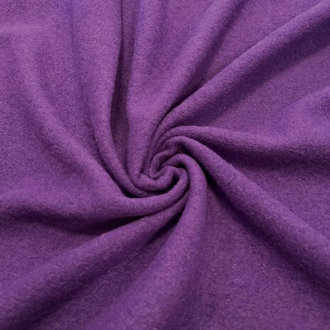Boiled Wool Uni CW37 - purple Boiled Wool Uni CW37 - purple