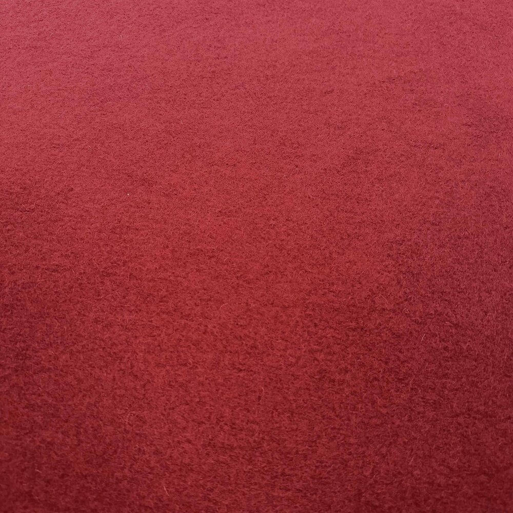 Gekookte Wol Uni CW38 - rood