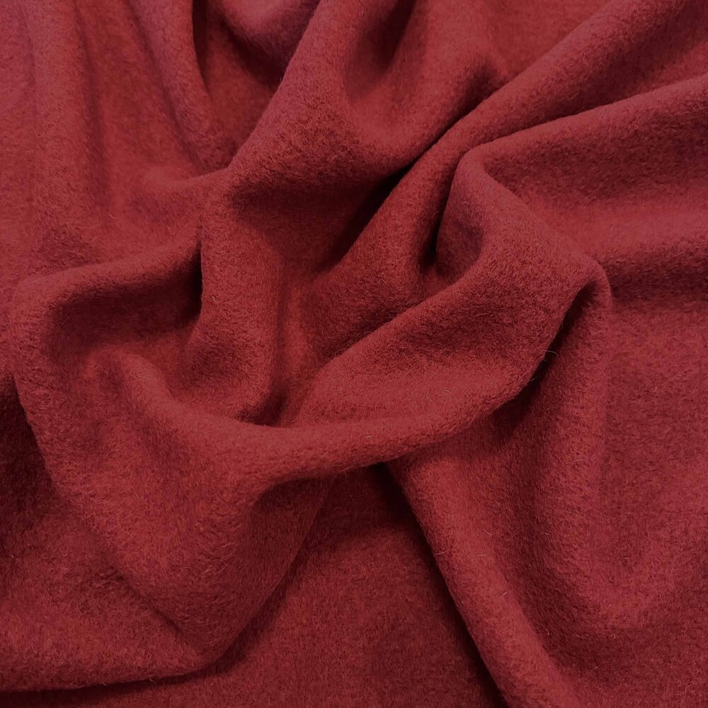 Boiled Wool Uni CW38 - red Boiled Wool Uni CW38 - red