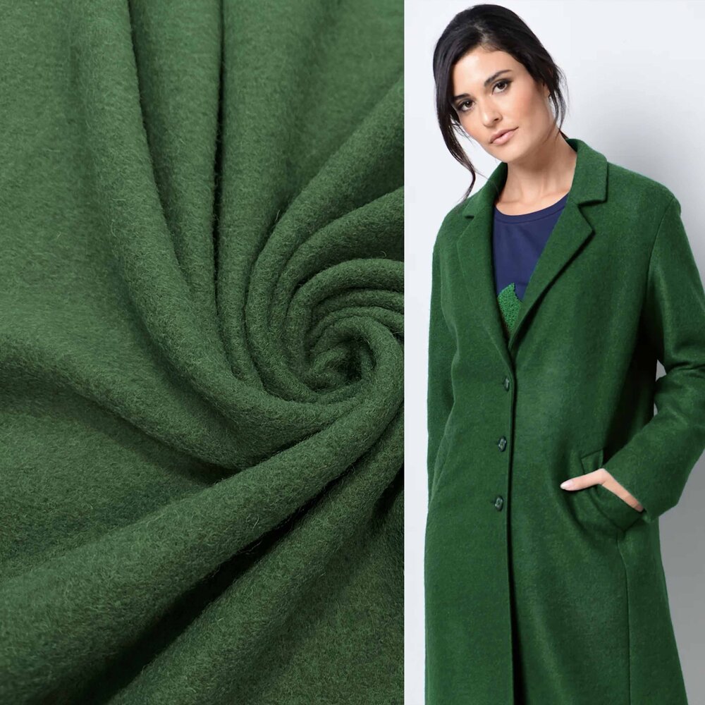 Laine bouillie Uni CW39 - vert