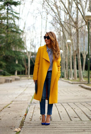 Boiled Wool Uni CW41 - yellow