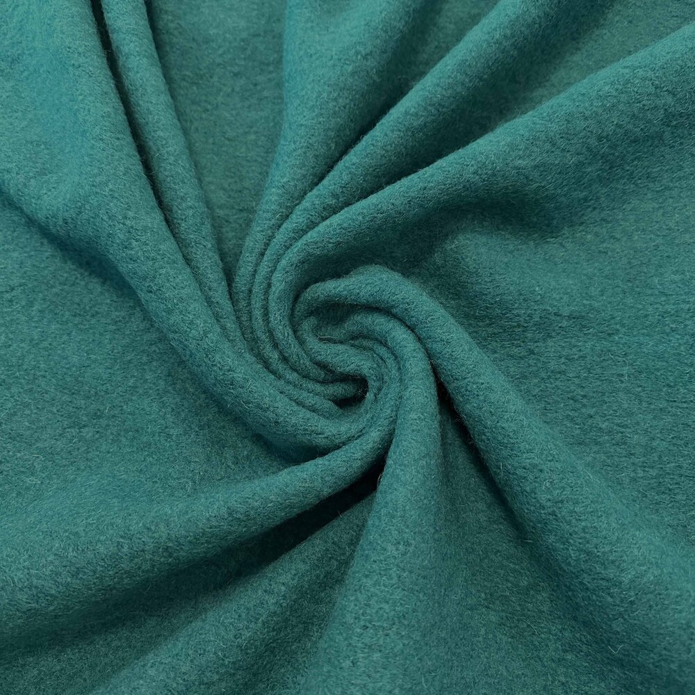 Boiled Wool Uni CW42 - petrol