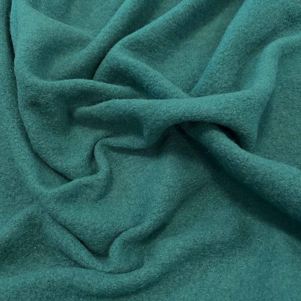 Boiled Wool Uni CW42 - petrol