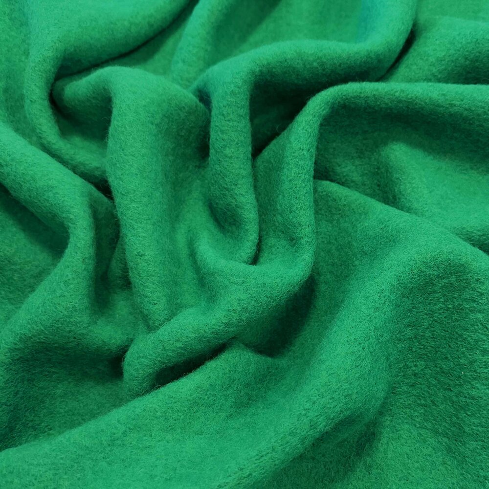 Boiled Wool Uni CW43 - emerald