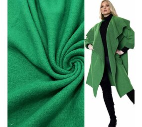 Boiled Wool Uni CW43 - emerald Boiled Wool Uni CW43 - emerald