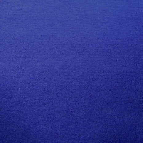 Gekookte Wol Uni CW44 - kobalt blauw