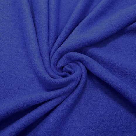 Gekookte Wol Uni CW44 - kobalt blauw