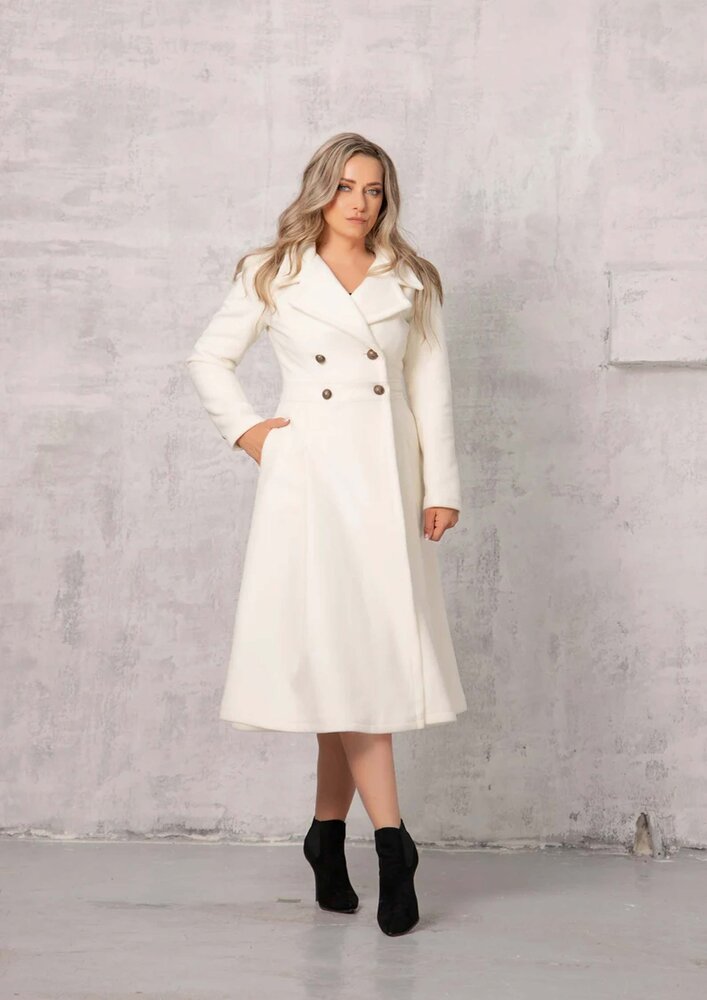 Boiled Wool Uni CW45 - cream Boiled Wool Uni CW45 - cream