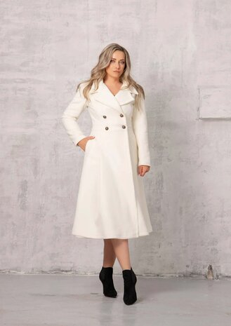 Gekochte Wolle Uni CW45 – Creme