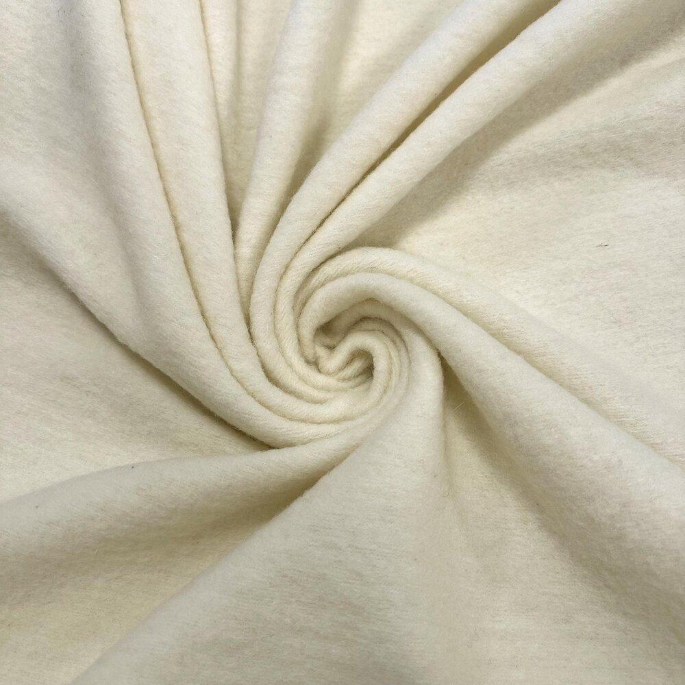 Boiled Wool Uni CW45 - cream Boiled Wool Uni CW45 - cream