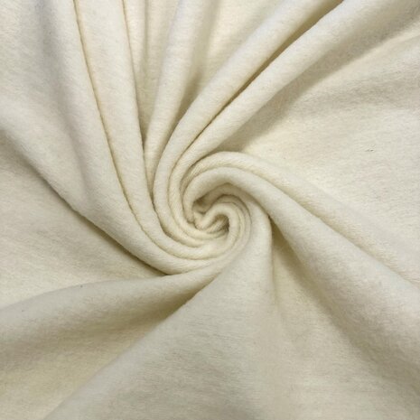 Gekochte Wolle Uni CW45 – Creme
