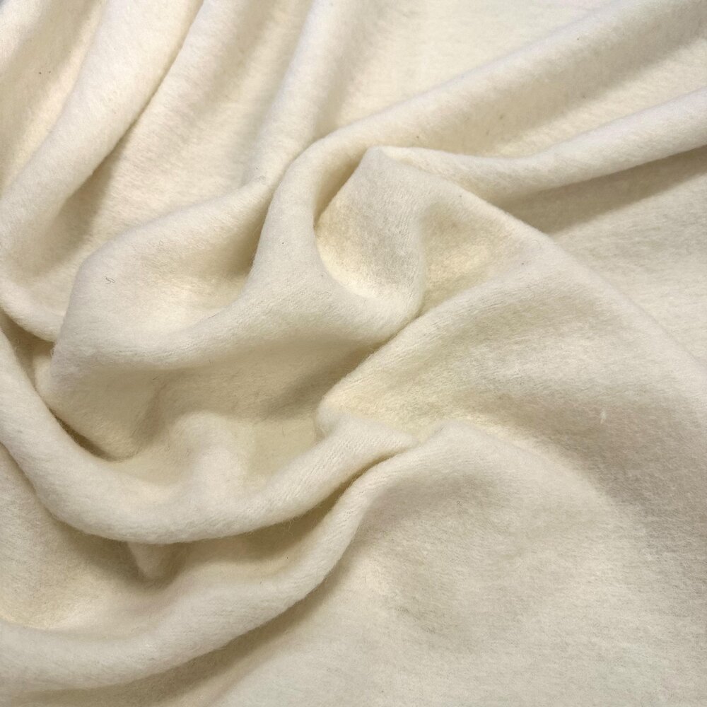 Boiled Wool Uni CW45 - cream Boiled Wool Uni CW45 - cream