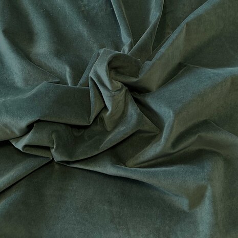 Cotton Velvet WV01 - dark green