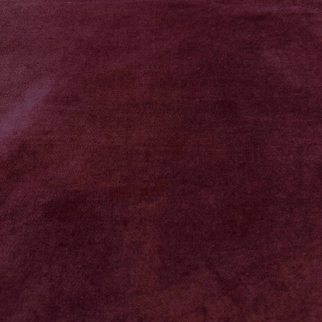 Katoen Velvet WV03 - bordeaux Katoen Velvet WV03 - bordeaux