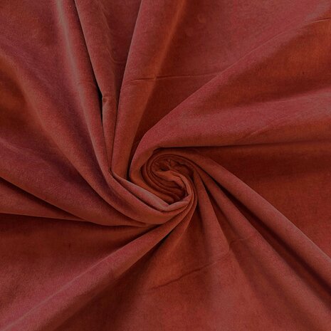 Baumwollsamt WV05 - Brique Baumwollsamt WV05 - Brique