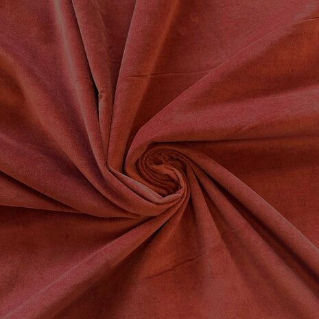 Cotton Velvet WV05 - Ziegelstein Cotton Velvet WV05 - Ziegelstein