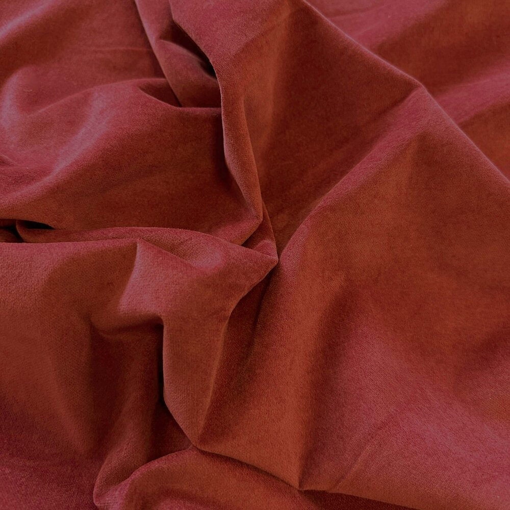 Cotton Velvet WV05 - Ziegelstein Cotton Velvet WV05 - Ziegelstein