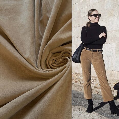 Cotton Velvet WV07 - beige