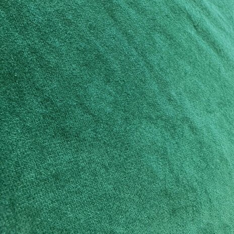 Katoen Velvet WV08 - smaragd groen