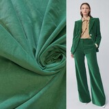 Velours de coton WV08 - vert émeraude Velours de coton WV08 - vert émeraude