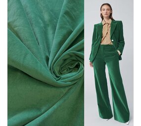 Velours de coton WV08 - vert émeraude Velours de coton WV08 - vert émeraude