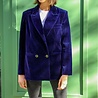 Velours de coton WV09 - bleu cobalt foncé Velours de coton WV09 - bleu cobalt foncé