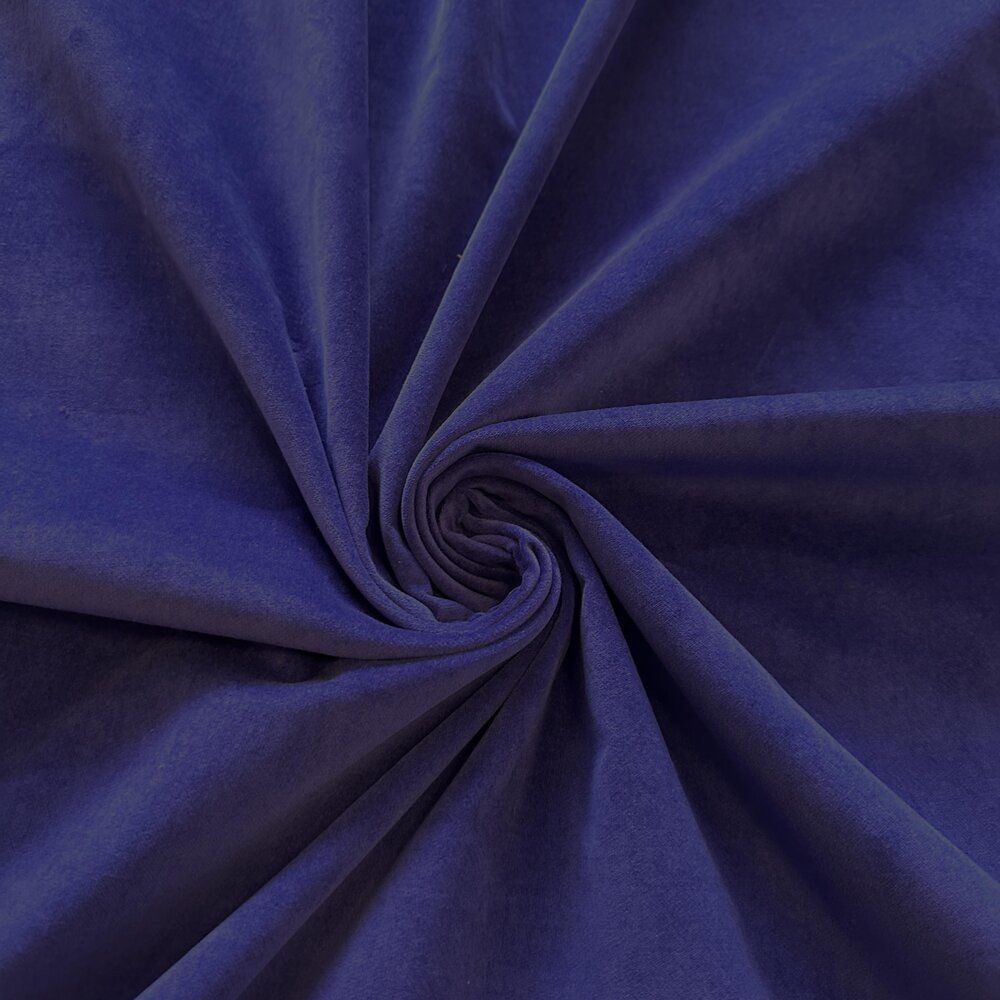 Velours de coton WV09 - bleu cobalt foncé Velours de coton WV09 - bleu cobalt foncé