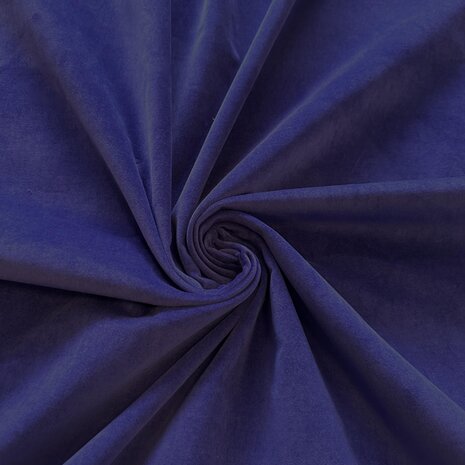 Cotton Velvet WV09 - dark cobalt Cotton Velvet WV09 - dark cobalt