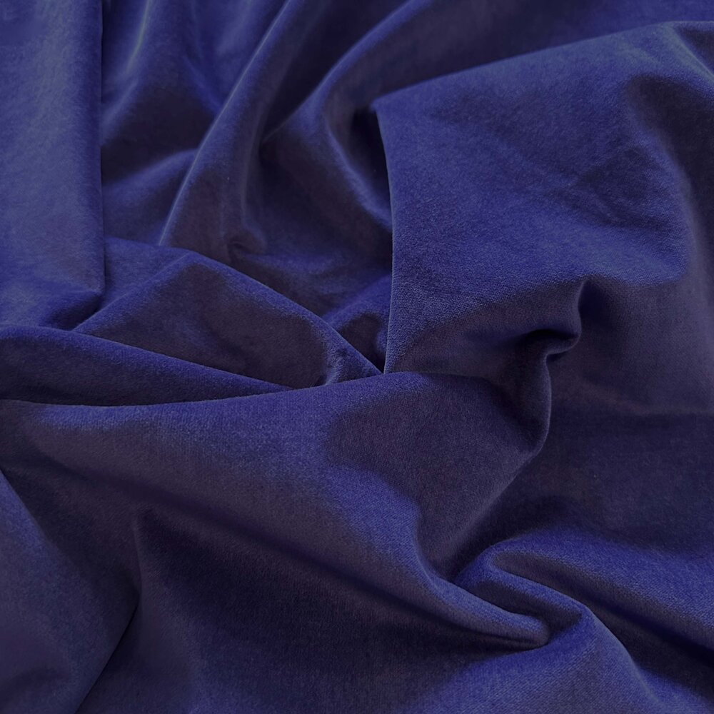 Cotton Velvet WV09 - dark cobalt Cotton Velvet WV09 - dark cobalt